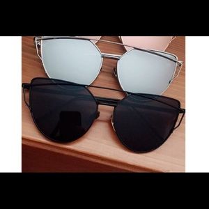 Mirrored Cat Eye Sunglasses
